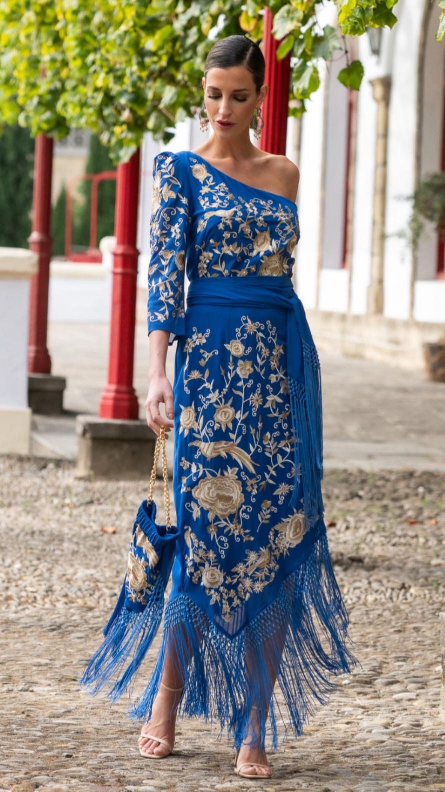 Falda Solera Azul