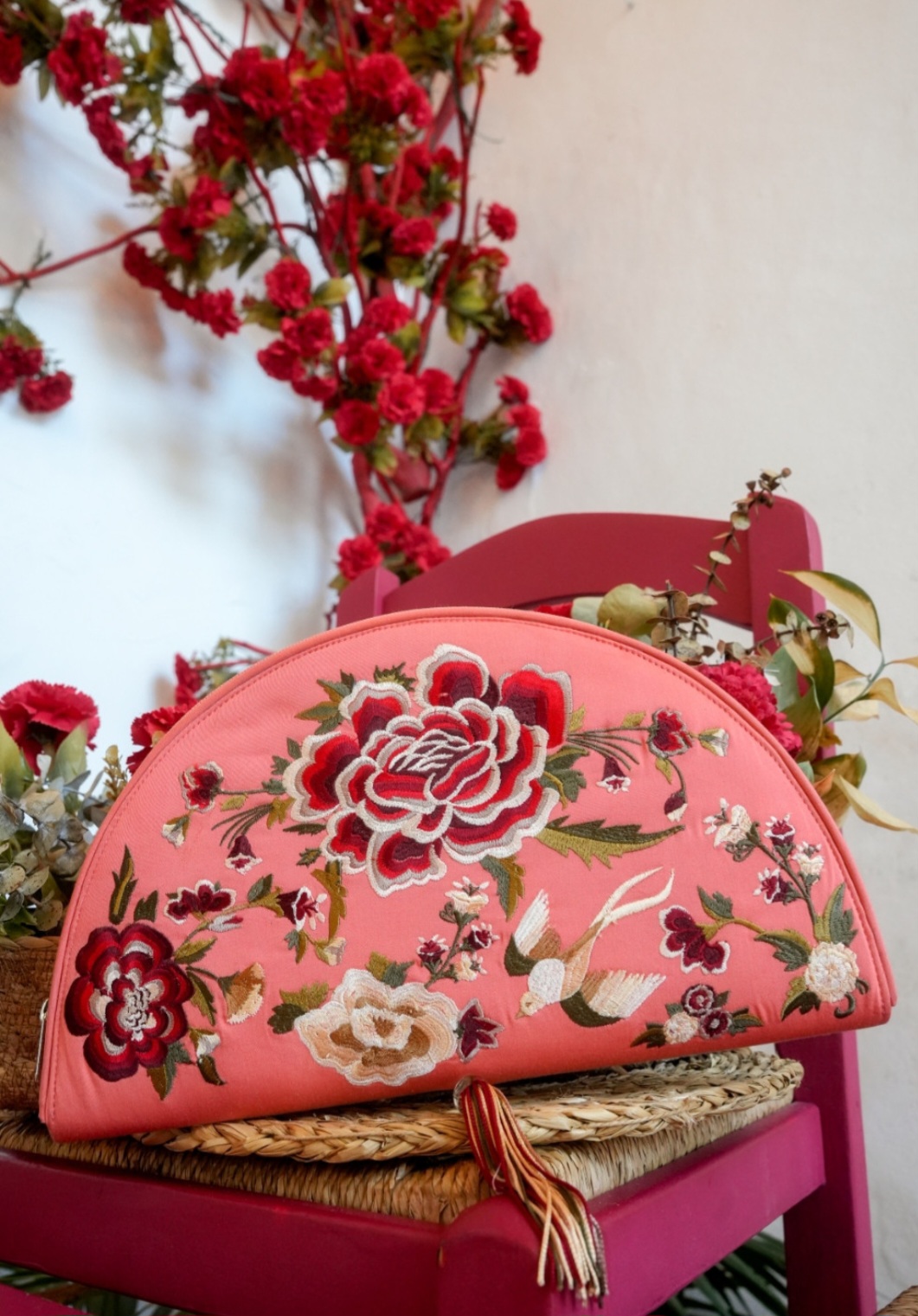 Bolso Flamenco Coral