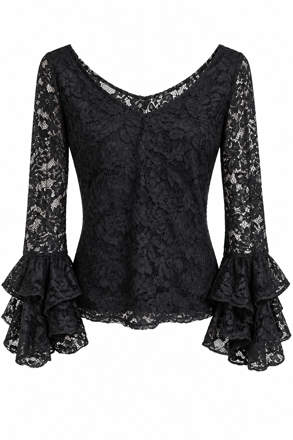 Top Encaje Negro