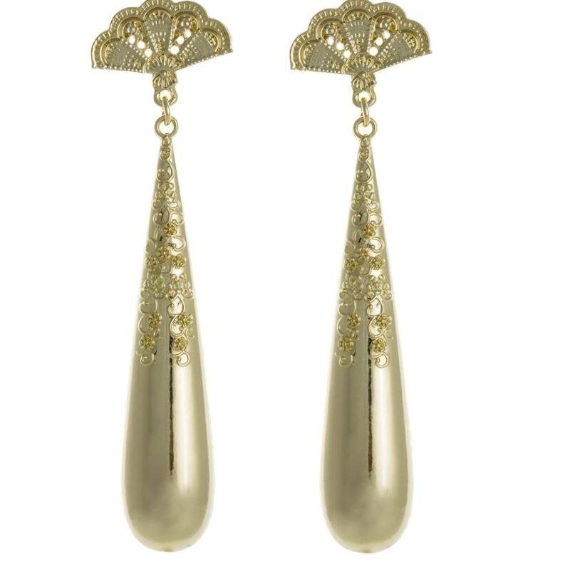Pendientes Metal Dorado