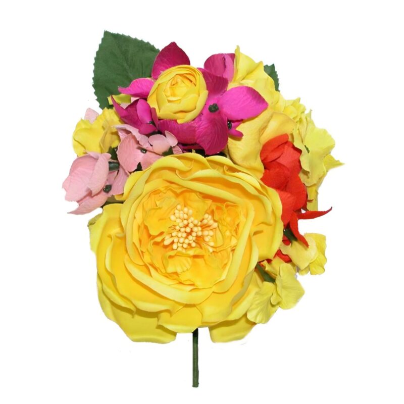 Flor Flamenca Ramo Amarillo