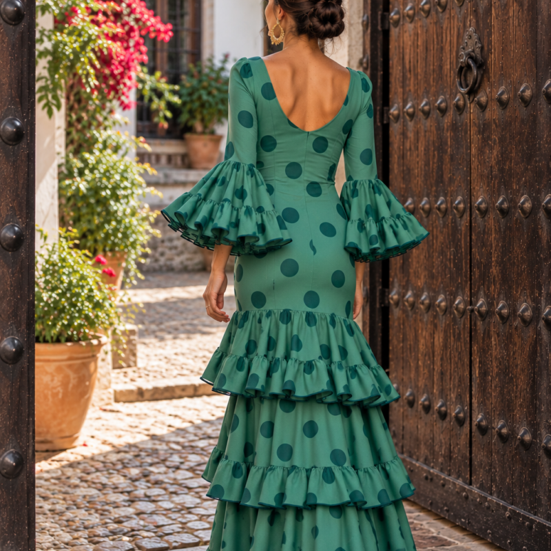 Traje Flamenca "Esmeralda"