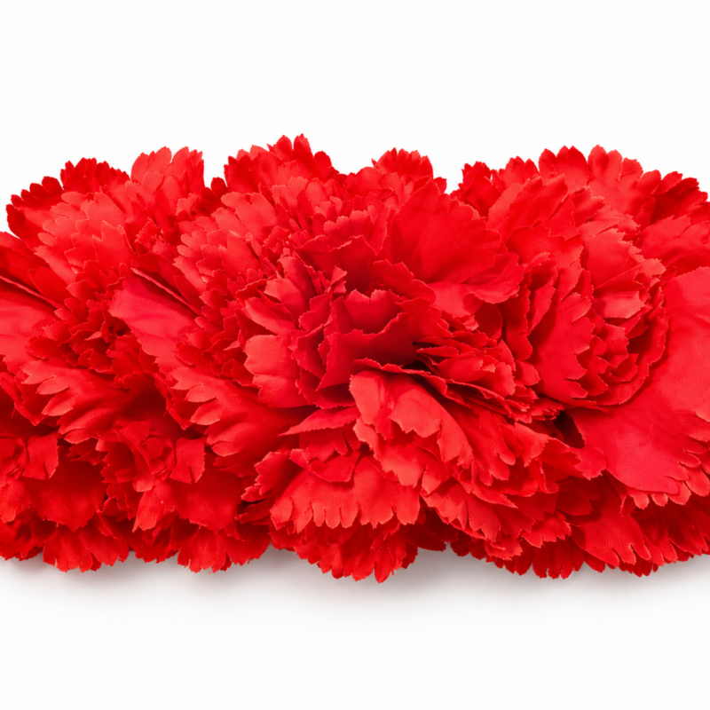 Tiara Flamenca Claveles Rojos