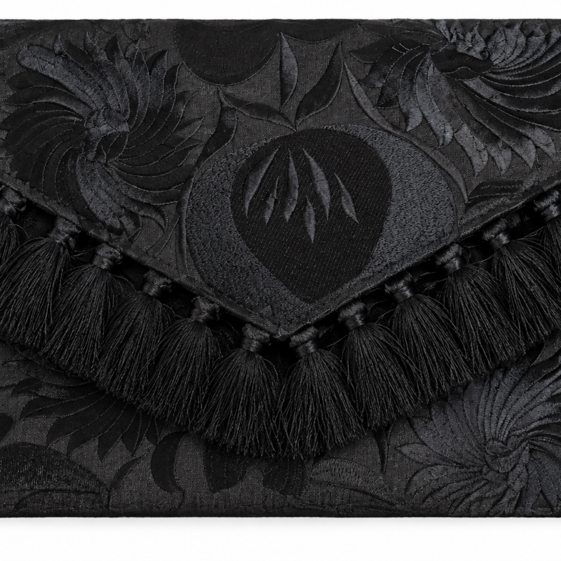 Bolso Bordado Negro