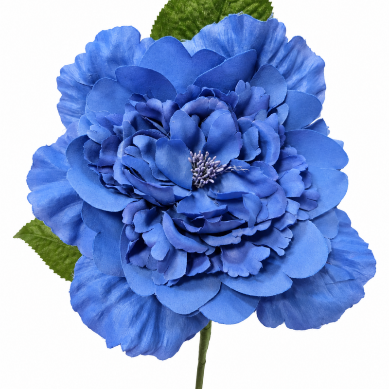 Flor Flamenca Estambres Azul