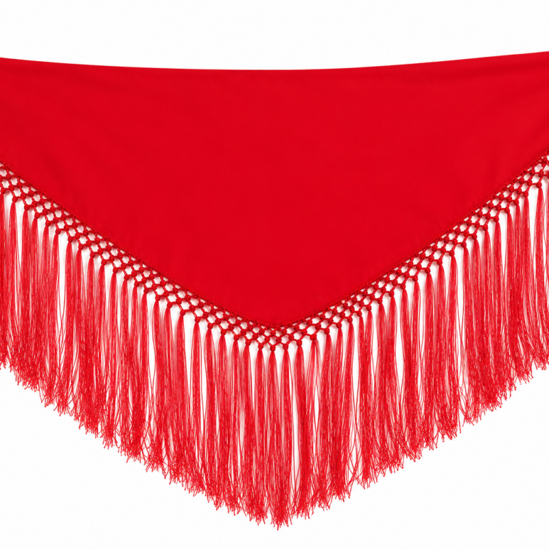 Mantoncillo Liso Rojo